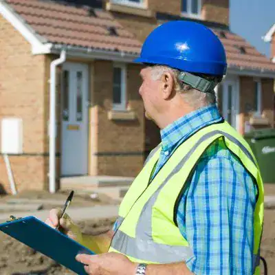 What is the minimum distance between 2 houses? 3 image of surveyor at Faulkner Party wall surveyors Guildford : Minimum Distance between two houses Guildford